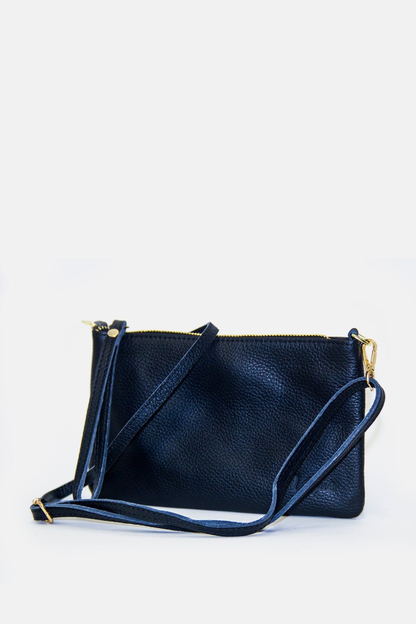 CARTERA DE MANO NEGRO