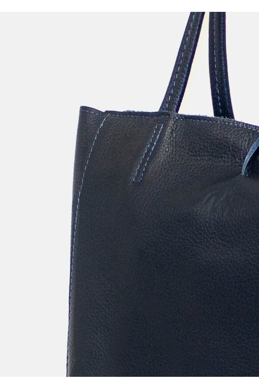 BOLSO SHOPPING CIERRE LAZO MARINO