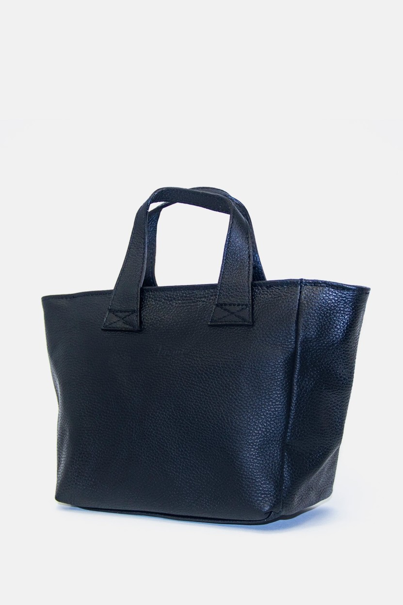 BOLSO SHOPPING PEQUEÑO ASA ANCHA NEGRO
